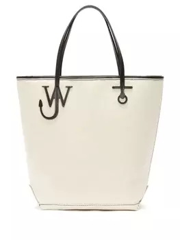 JW Anderson сумка-тоут Tall Anchor из канваса, нейтральный цвет