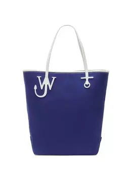 JW Anderson сумка-тоут Tall Anchor из канваса, синий