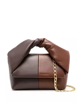 JW Anderson сумка-тоут Twister среднего размера, коричневый