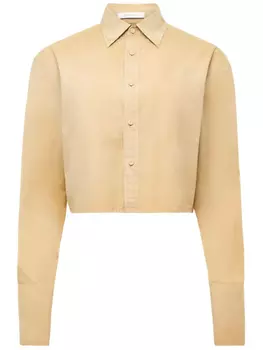 JW Anderson укороченная рубашка, нейтральный