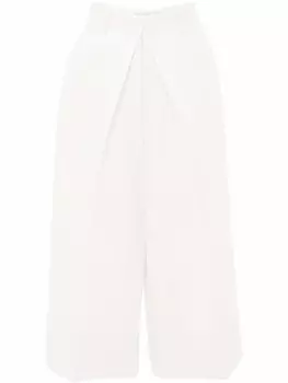 JW Anderson укороченные брюки широкого кроя, белый