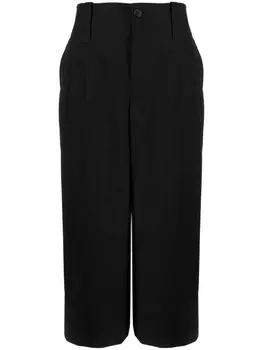 JW Anderson укороченные брюки широкого кроя, черный