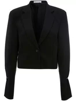 JW Anderson укороченный блейзер, черный