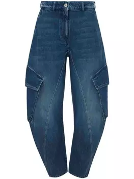 JW Anderson зауженные джинсы, синий