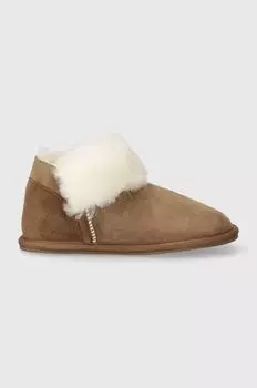 K12961 Замшевые тапочки Watson Emu Australia, коричневый