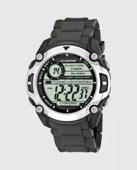 K5577/1 Digital For Man серые резиновые мужские часы Calypso, серый