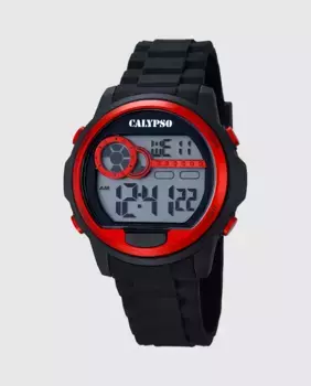 K5667/2 Digital For Man черные резиновые мужские часы Calypso