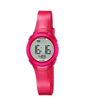 K5677/4 Crush розовые женские часы из каучука Calypso, розовый