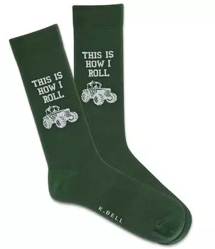 К. Белл Вот как я катаю носки для экипажа K. Bell, зеленый