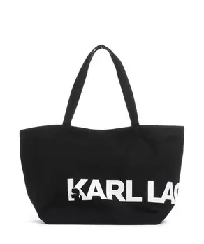 K/Essential шоппер из хлопка Karl Lagerfeld, черный