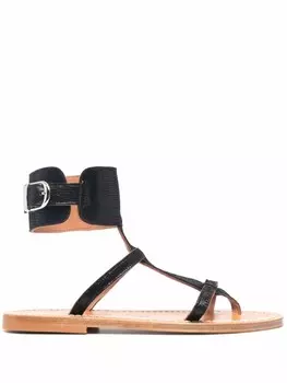 K. Jacques сандалии с ремешком на щиколотке, черный