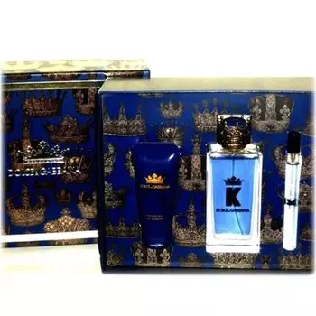 K King Luxury Set Edt 100 мл + 10 мл Edt + 50 мл гель для душа, Dolce & Gabbana