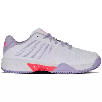 K·Swiss EXPRESS LIGHT 3 HB женские теннисные и падель-туфли K-Swiss, белый/фиолетовый
