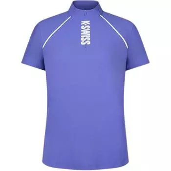 K·SWISS Футболка KSWISS женская, цвет индиго, сине-фиолетовый
