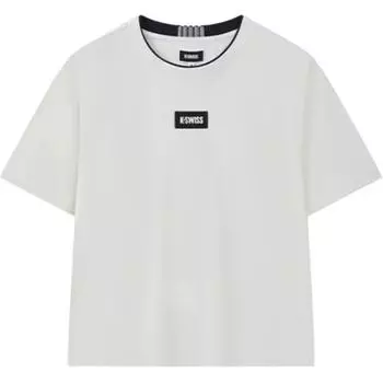 K·SWISS Женская футболка KSWISS Euryale, белая