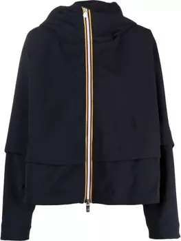 K-Way R&D легкая куртка Cropeyl с капюшоном, синий