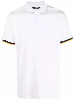 K-Way рубашка поло с нашивкой-логотипом, белый