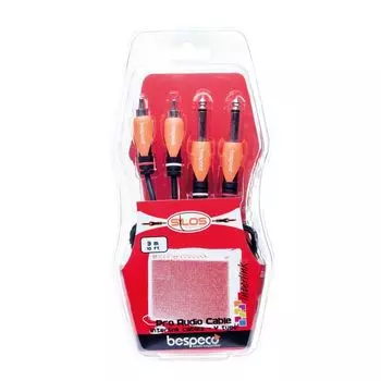 Кабель Bespeco SLY2JR180 межблочный стереофонический