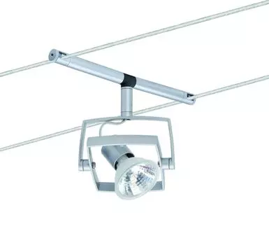 Кабельно-рейочная система Paulmann CombiEasy Spot Mac 1x35W GU5.3 матовый хром 12 В металл/пластик1574