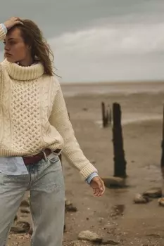 Кабельный джампер с рулоном Superdry, экрю