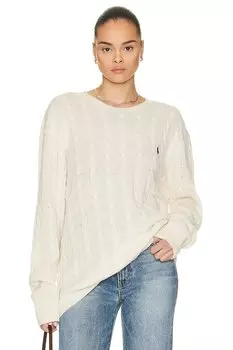 Кабельный свитер Polo Ralph Lauren, цвет Andover Cream