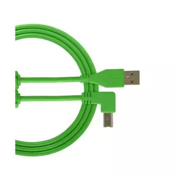 Кабель UDG U95004GR Ultimate Audio Cable Usb 2.0 AB угловой 1м, зеленый