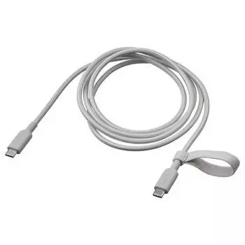 Кабель USB-C-USB-C Ikea Lillhult, 1,5 m, светло-серый