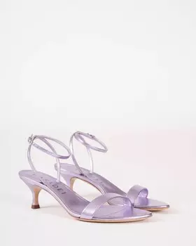Каблук-трапка Scarlet Cristal цвета Flash Wisteria/металлик Casadei