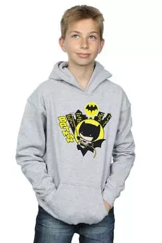Качающаяся толстовка с изображением Бэтмена в стиле чиби DC Comics, серый