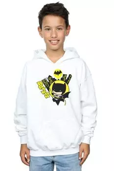 Качающаяся толстовка с изображением Бэтмена в стиле чиби DC Comics, белый