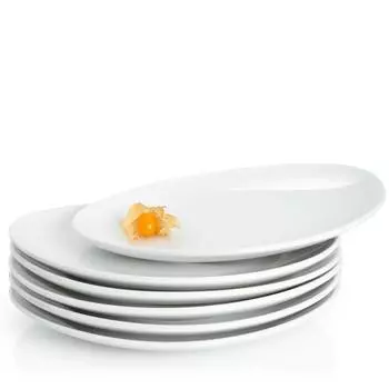 Качели 6 обеденных тарелок Moritz & Moritz, белый