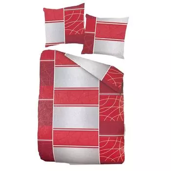 Качественное постельное белье Beaver хлопок в клетку 2 шт. 4 шт 135х200 80х80: 2 шт. / Красный aboutyourhome-shop