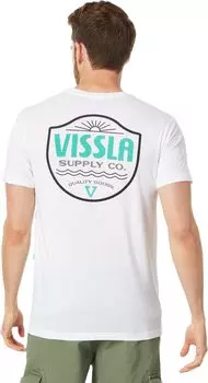 Качественные товары: Футболка с короткими рукавами «Хезер» VISSLA, белый