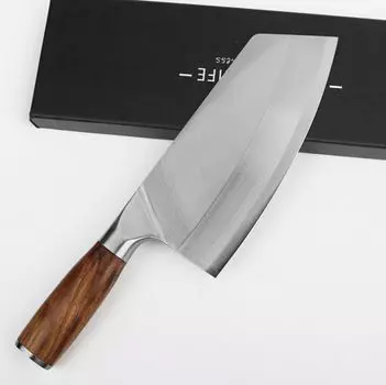 Качественный тесак Haubeil из немецкой нержавеющей стали с деревянной ручкой ГЕРМАНИЯ WLK