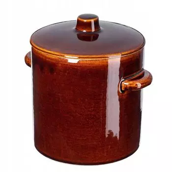 KADAX Емкость для брожения для домашней пивоварни "Афина", бродильный котел для квашеной капусты, глиняная бочка, кастрюля 2л