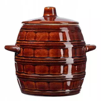 KADAX Емкость для брожения для домашней пивоварни "Гелиос", кастрюля глиняный, вставная кастрюля 3,2л