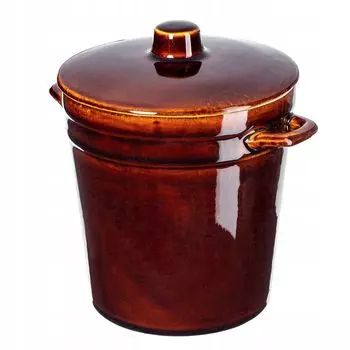 KADAX Емкость для брожения для домашней пивоварни "Афина", бродильный котел для квашеной капусты, глиняная бочка, кастрюля 2л