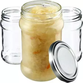 KADAX маленькие баночки для консервирования 315 мл, fi66, баночки для меда, баночки для варенья с крышками