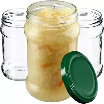 KADAX маленькие баночки для консервирования 315 мл, fi66, баночки для меда, баночки для варенья с крышками