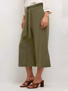 KAFFE Malli Повседневные укороченные брюки, виноградный лист