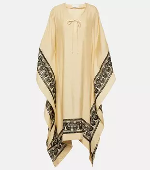 Кафтан Aldona с вышивкой SIMKHAI, белый