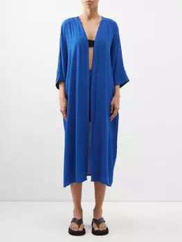 Кафтан ана вуаль Haight, синий