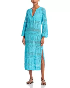 Кафтан для плавания - Эксклюзив Elan, синий