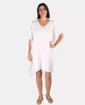 Кафтан однотонный Kbas, белый