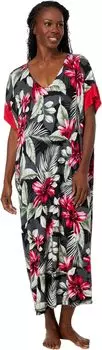 Кафтан с короткими рукавами Tommy Bahama, цвет Black Tropical