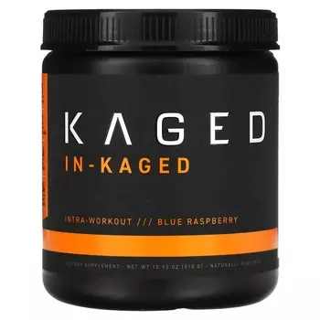 Kaged Muscle, IN-KAGED, для употребления во время тренировки, голубая малина, 310 г (10,93 унции)