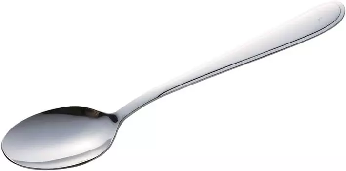 Kai Corporation FA5045 Новая десертная ложка с возможностью сброса настроек, сделано в Японии, Silver