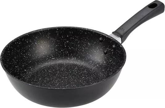 Kai Corporation KAI DW5633 Легкая, легкая, высокая тепловая эффективность, глубокая сковорода, 9,4 дюйма (24 см), газовая плита, индукционная, не содержит ПФОА и ПФОС, Black (Black 19-3911Tcx)