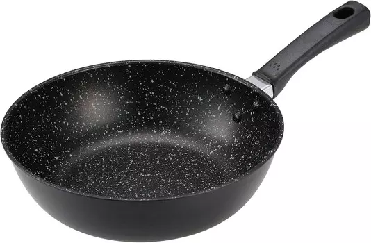 Kai Corporation KAI DW5640 Не содержит ПФОА, ПФОС, легкий вес, высокая тепловая эффективность, глубокая сковорода, 9,4 дюйма (24 см), предназначена для газового пожаротушения, Black