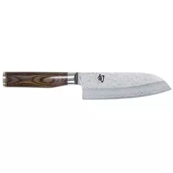 KAI TDM-1727 'Shun Premier Tim Mlzer' маленький нож Santoku 14 см, коричневый/серебристый (1 шт.)